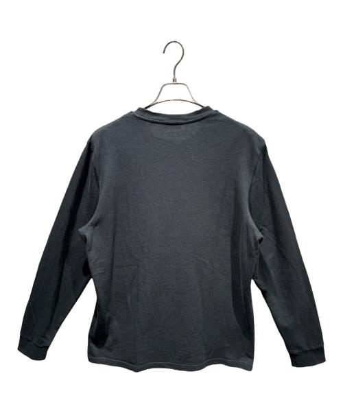 MONCLER（モンクレール）MONCLER (モンクレール) ロングスリーブロゴTシャツ ブラック サイズ:Mの古着・服飾アイテム