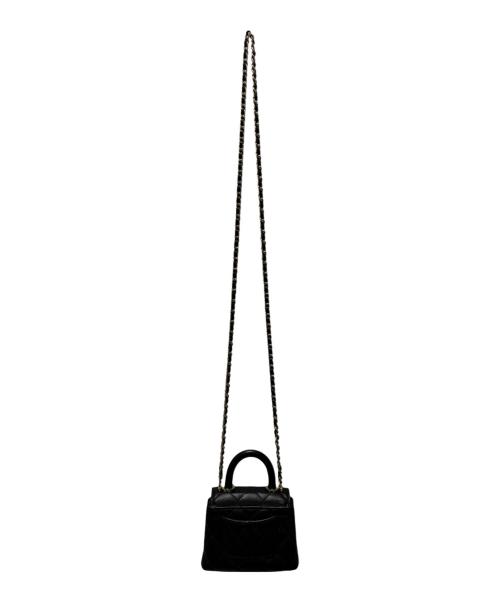 CHANEL（シャネル）CHANEL (シャネル) チェーンショルダーバッグ ブラック×ゴールド金具 サイズ:-の古着・服飾アイテム