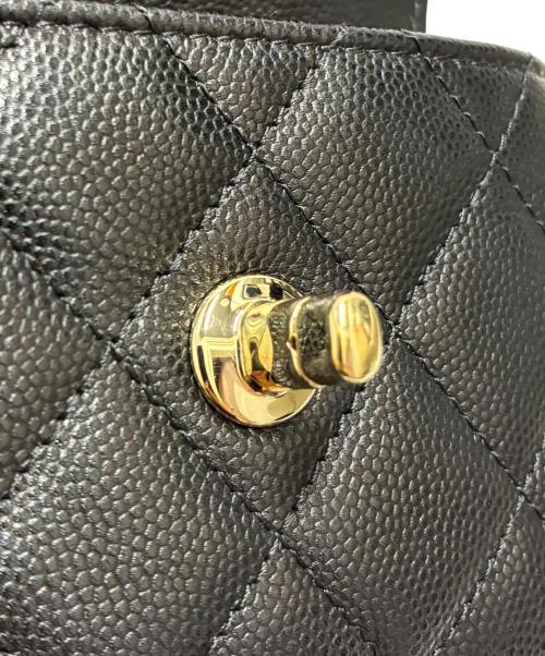 CHANEL（シャネル）CHANEL (シャネル) チェーンショルダーバッグ ブラック×ゴールド金具 サイズ:-の古着・服飾アイテム
