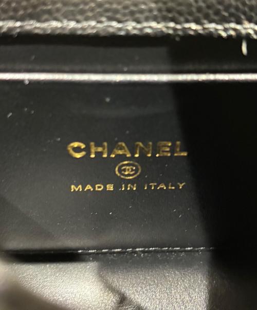 CHANEL（シャネル）CHANEL (シャネル) チェーンショルダーバッグ ブラック×ゴールド金具 サイズ:-の古着・服飾アイテム