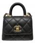 CHANEL（シャネル）の古着「チェーンショルダーバッグ」｜ブラック×ゴールド金具