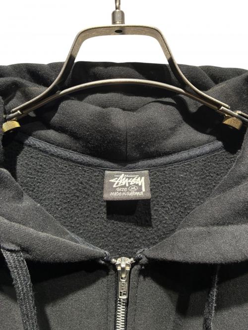stussy（ステューシー）stussy (ステューシー) Basic Zip Hoodジップパーカー ブラック サイズ:Mの古着・服飾アイテム