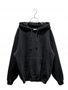 AURALEE（オーラリー）の古着「SMOOTH SOFT BD SWEAT P/O PARKA」｜ブラック