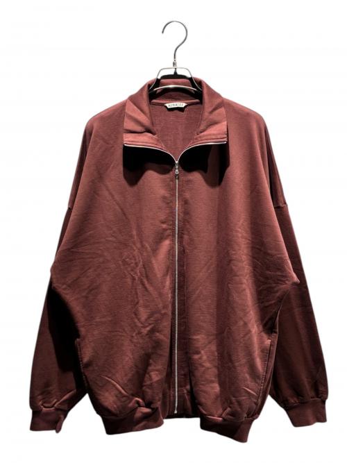 AURALEE（オーラリー）AURALEE (オーラリー) SUPER HIGH GAUGE SWEAT ZIP BLOUSON ブラウン サイズ:4の古着・服飾アイテム