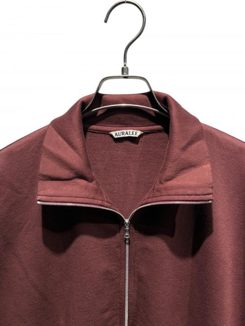 AURALEE（オーラリー）AURALEE (オーラリー) SUPER HIGH GAUGE SWEAT ZIP BLOUSON ブラウン サイズ:4の古着・服飾アイテム