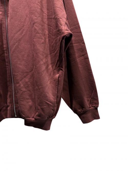 AURALEE（オーラリー）AURALEE (オーラリー) SUPER HIGH GAUGE SWEAT ZIP BLOUSON ブラウン サイズ:4の古着・服飾アイテム