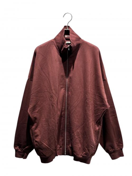 AURALEE（オーラリー）AURALEE (オーラリー) SUPER HIGH GAUGE SWEAT ZIP BLOUSON ブラウン サイズ:4の古着・服飾アイテム