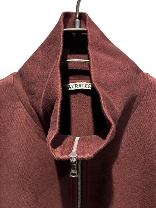 AURALEE（オーラリー）AURALEE (オーラリー) SUPER HIGH GAUGE SWEAT ZIP BLOUSON ブラウン サイズ:4の古着・服飾アイテム