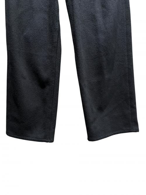 AURALEE（オーラリー）AURALEE (オーラリー) SILK NEP DENIM 5P WIDE PANTS ブラック サイズ:4の古着・服飾アイテム