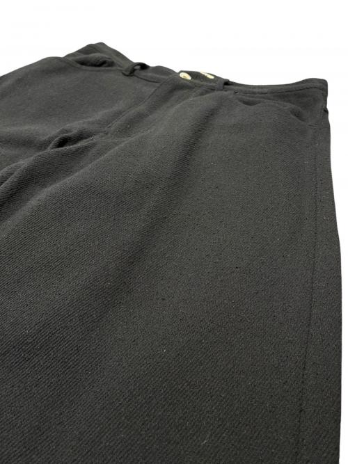 AURALEE（オーラリー）AURALEE (オーラリー) SILK NEP DENIM 5P WIDE PANTS ブラック サイズ:4の古着・服飾アイテム