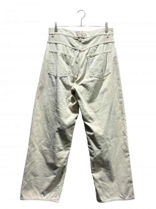 AURALEE（オーラリー）AURALEE (オーラリー) GARMENT-DYED FINX CORDUROY 5P WIDE PANTS ベージュ サイズ:4の古着・服飾アイテム