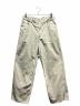 AURALEE（オーラリー）の古着「GARMENT-DYED FINX CORDUROY 5P WIDE PANTS」｜ベージュ