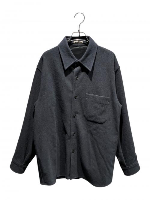 AURALEE（オーラリー）AURALEE (オーラリー) BRUSHED SUPER FINE WOOL FLANNEL SHIRT ブラック サイズ:3の古着・服飾アイテム