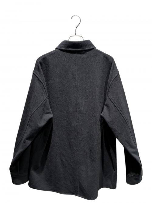 AURALEE（オーラリー）AURALEE (オーラリー) BRUSHED SUPER FINE WOOL FLANNEL SHIRT ブラック サイズ:3の古着・服飾アイテム