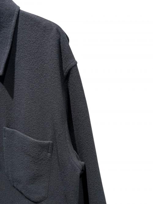AURALEE（オーラリー）AURALEE (オーラリー) BRUSHED SUPER FINE WOOL FLANNEL SHIRT ブラック サイズ:3の古着・服飾アイテム