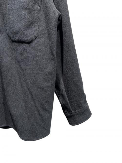 AURALEE（オーラリー）AURALEE (オーラリー) BRUSHED SUPER FINE WOOL FLANNEL SHIRT ブラック サイズ:3の古着・服飾アイテム