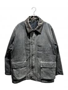 AURALEE（オーラリー）の古着「PRODUCT DYED ORGANIC COTTON DUCK BLOUSON」｜グレー