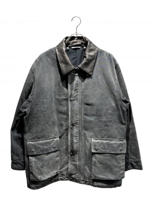 AURALEE（オーラリー）AURALEE (オーラリー) PRODUCT DYED ORGANIC COTTON DUCK BLOUSON グレー サイズ:4の古着・服飾アイテム