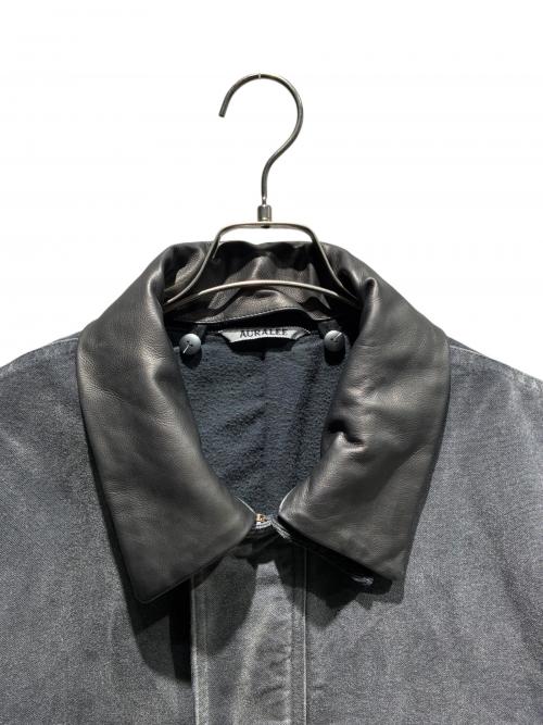 AURALEE（オーラリー）AURALEE (オーラリー) PRODUCT DYED ORGANIC COTTON DUCK BLOUSON グレー サイズ:4の古着・服飾アイテム