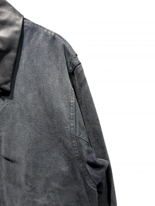 AURALEE（オーラリー）AURALEE (オーラリー) PRODUCT DYED ORGANIC COTTON DUCK BLOUSON グレー サイズ:4の古着・服飾アイテム