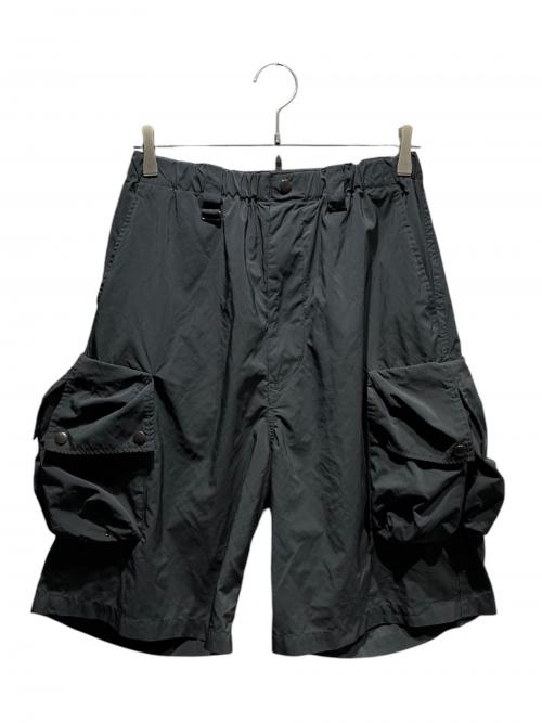 YOKE（ヨーク）YOKE (ヨーク) NYLON MULTI POCKET SHORTS ブラック サイズ:2の古着・服飾アイテム