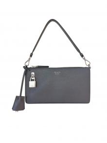 PRADA（プラダ）の古着「ショルダーバッグ」｜スモーキーグレー