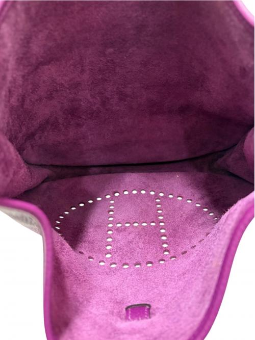 HERMES（エルメス）HERMES (エルメス) Evelyne 3 GM エブリン 3 GM/トリヨンクレマンス/パープル/Z刻印：2021年製造/ゴールド金具 パープル サイズ:GMの古着・服飾アイテム