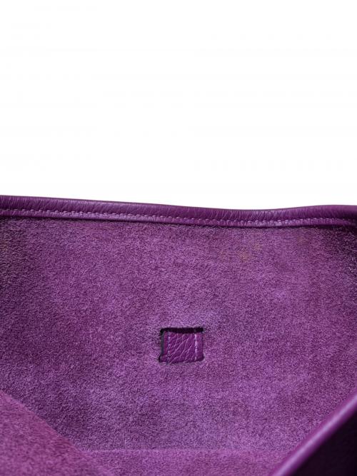HERMES（エルメス）HERMES (エルメス) Evelyne 3 GM エブリン 3 GM/トリヨンクレマンス/パープル/Z刻印：2021年製造/ゴールド金具 パープル サイズ:GMの古着・服飾アイテム
