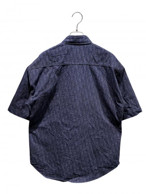 Dior（ディオール）Dior (ディオール) オブリークショートスリーブオーバーシャツ ネイビー サイズ:38の古着・服飾アイテム