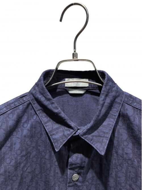 Dior（ディオール）Dior (ディオール) オブリークショートスリーブオーバーシャツ ネイビー サイズ:38の古着・服飾アイテム