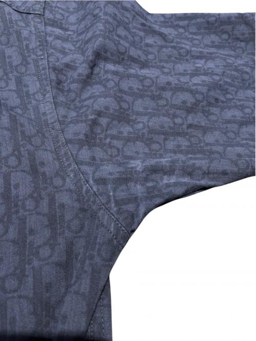 Dior（ディオール）Dior (ディオール) オブリークショートスリーブオーバーシャツ ネイビー サイズ:38の古着・服飾アイテム