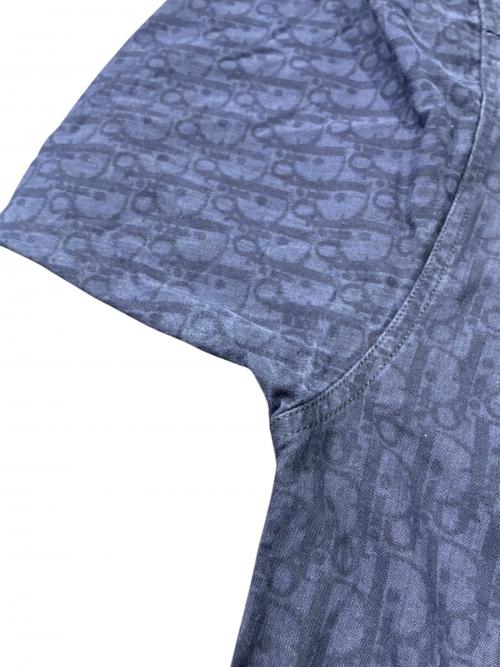 Dior（ディオール）Dior (ディオール) オブリークショートスリーブオーバーシャツ ネイビー サイズ:38の古着・服飾アイテム