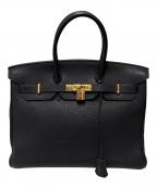 HERMESエルメス）の古着「Birkin35 バーキン35 トゴ ブラック×ゴールド金具 □G:2003年製」｜ブラック