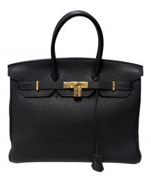 HERMES（エルメス）の古着「Birkin35 バーキン35 トゴ ブラック×ゴールド金具 □G:2003年製」｜ブラック