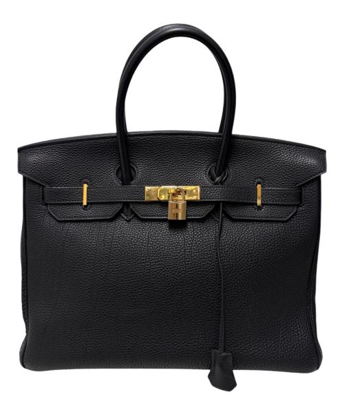 HERMES（エルメス）HERMES (エルメス) Birkin35 バーキン35 トゴ ブラック×ゴールド金具 □G:2003年製 ブラック サイズ:35の古着・服飾アイテム