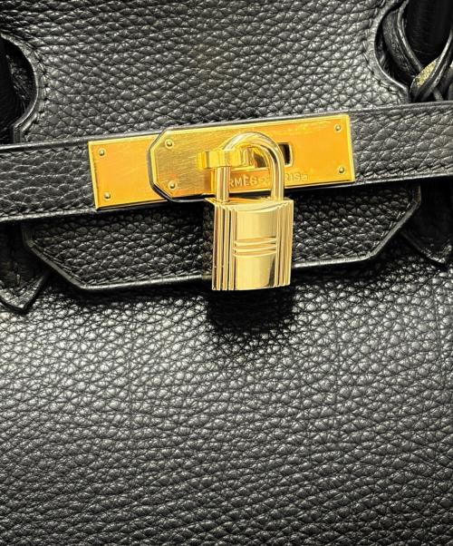 HERMES（エルメス）HERMES (エルメス) Birkin35 バーキン35 トゴ ブラック×ゴールド金具 □G:2003年製 ブラック サイズ:35の古着・服飾アイテム