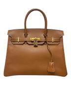 HERMESエルメス）の古着「Birkin 30 バーキン 30/クシュベル/ゴールド/□G刻印：2003年製造/ゴールド金具」｜ブラウン