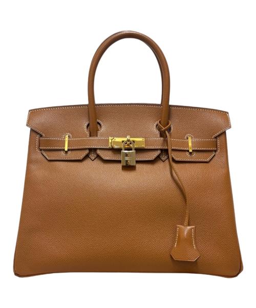 HERMES（エルメス）HERMES (エルメス) Birkin 30 バーキン 30/クシュベル/ゴールド/□G刻印：2003年製造/ゴールド金具 ブラウン サイズ:30の古着・服飾アイテム