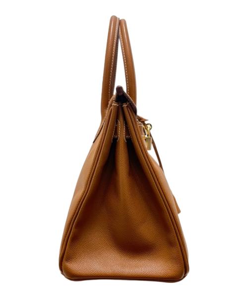 HERMES（エルメス）HERMES (エルメス) Birkin 30 バーキン 30/クシュベル/ゴールド/□G刻印：2003年製造/ゴールド金具 ブラウン サイズ:30の古着・服飾アイテム