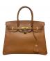 HERMES（エルメス）の古着「Birkin 30 バーキン 30/クシュベル/ゴールド/□G刻印：2003年製造/ゴールド金具」｜ブラウン