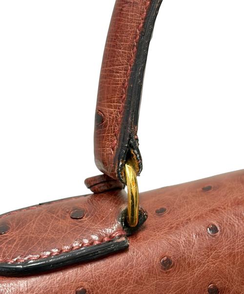 HERMES（エルメス）HERMES (エルメス) Kelly32/ケリー32/外縫い/ゴールド金具/〇T刻印 ブラウン サイズ:32の古着・服飾アイテム