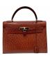 HERMES (エルメス) Kelly32/ケリー32/外縫い/ゴールド金具/〇T刻印 ブラウン サイズ:32：1500000円