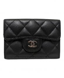 CHANEL（シャネル）の古着「クラシックスモールフラップウォレット」｜ブラック