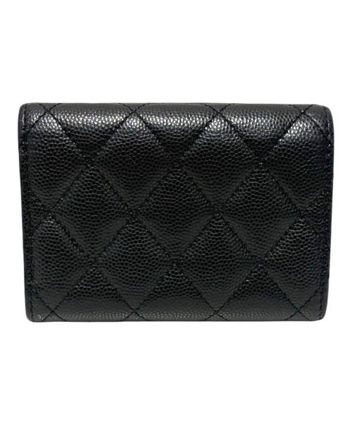 CHANEL（シャネル）CHANEL (シャネル) クラシックスモールフラップウォレット ブラックの古着・服飾アイテム