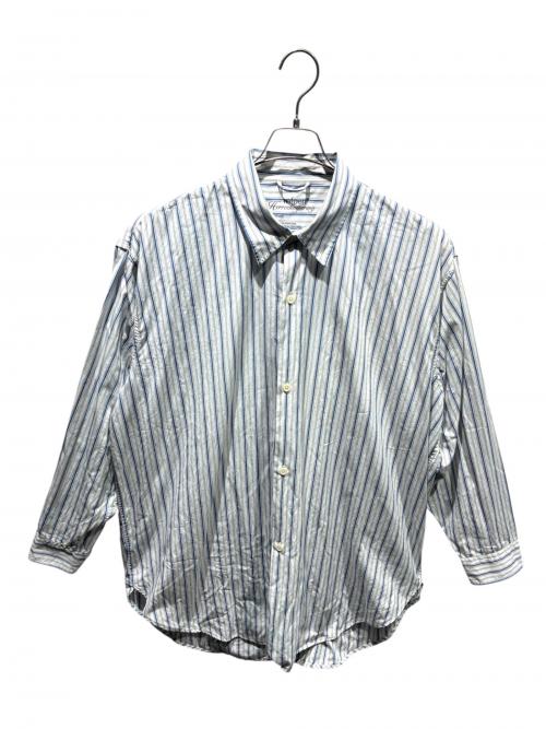 mfpen（エムエフペン）mfpen (エムエフペン) 長袖シャツ ホワイト×ブルー サイズ:Sの古着・服飾アイテム