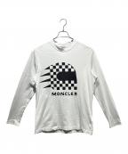 MONCLERモンクレール）の古着「ロングスリーブTシャツ」｜ホワイト