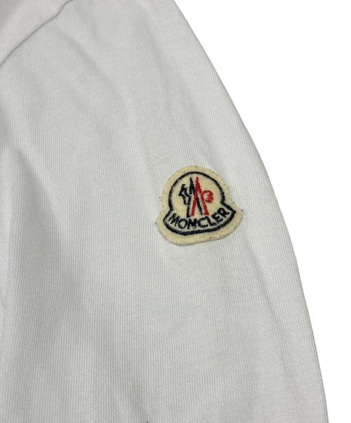 MONCLER（モンクレール）MONCLER (モンクレール) ロングスリーブTシャツ ホワイト サイズ:Mの古着・服飾アイテム