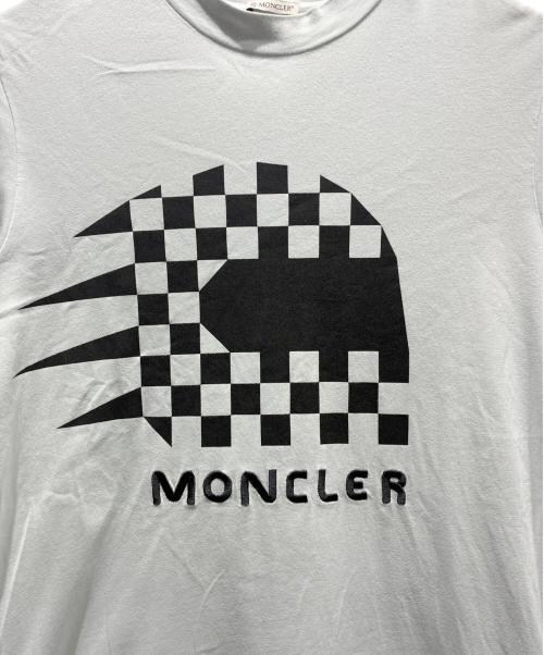 MONCLER（モンクレール）MONCLER (モンクレール) ロングスリーブTシャツ ホワイト サイズ:Mの古着・服飾アイテム