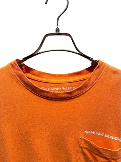 CHROME HEARTS（クロムハーツ）CHROME HEARTS (クロムハーツ) MATTY BOY (マッティーボーイ) PPO LINK BUILD S/S T-SHRT オレンジ サイズ:ｌの古着・服飾アイテム