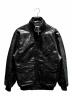 AURALEE（オーラリー）の古着「LAMB LEATHER ZIP BLOUSON A25AB01WX 2025年」｜ブラック